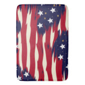 Patriottische golven badmat (Voorkant Verticaal)