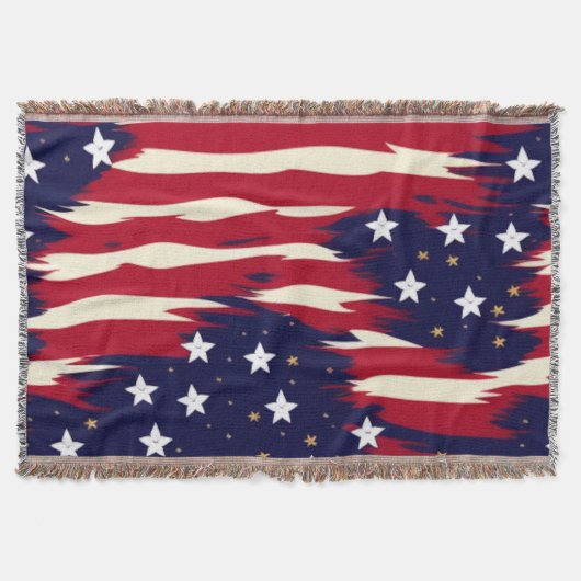 Patriottische golven deken (Voorkant)