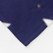 Patriottische golven fleece deken (Hoek)