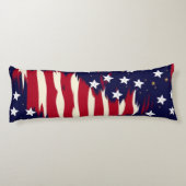 Patriottische golven lichaamskussen (Achterkant)