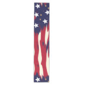 Patriottische golven medium tafelloper (Voorkant)