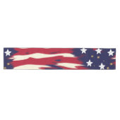Patriottische golven medium tafelloper (Horizontaal)