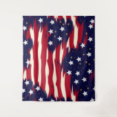 Patriottische golven wandkleed (Voorkant)