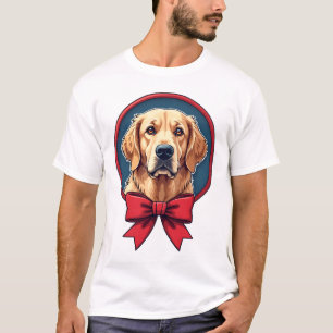 Patriottische Goud Retriever Lint Halo Shirt