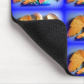 patriottische goudadelaar mousepad muismat (Hoek)