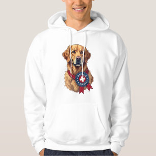 Patriottische Gouden Retriever Reddings T-Shirt me