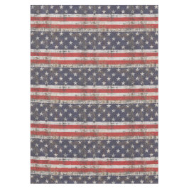 Patriottische graatstaren en stripes tafelkleed