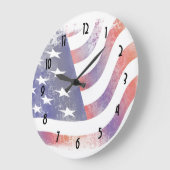 Patriottische graatstijl, afgevapt Amerikaanse vla Grote Klok (Hoek)