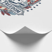 Patriottische Great Lakes Pride Vector Grafische T Cadeaupapier (Hoek)