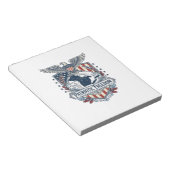 Patriottische Great Lakes Pride Vector Grafische T Notitieblok (Schuin)