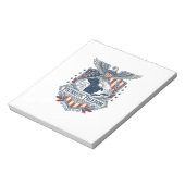 Patriottische Great Lakes Pride Vector Grafische T Notitieblok (Linkerzijde)