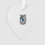 Patriottische Great Lakes Pride Vector Grafische T Ornament (voorkant)