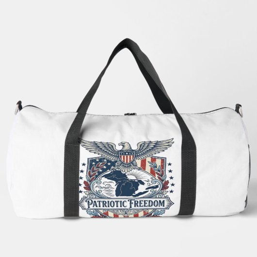 Patriottische Great Lakes Pride Vector Grafische T Plunjezak (Voorkant)