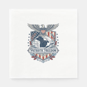 Patriottische Great Lakes Pride Vector Grafische T Servet