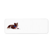 Patriottische grenspoelen etiket (Voorkant)