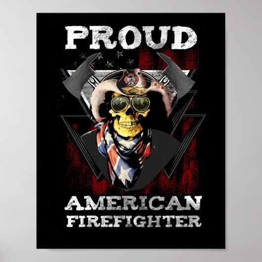 Patriottische groep van de Amerikaanse vlag van br Poster (Voorkant)