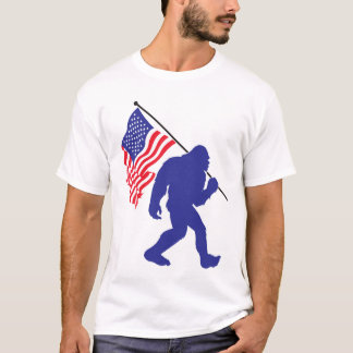 Patriottische Grote Voet T-shirt