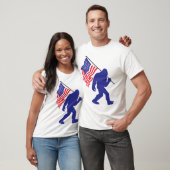 Patriottische grote voet t-shirt (Unisex)