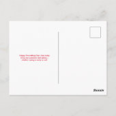 Patriottische Groundhog Day Briefkaart (Achterkant)