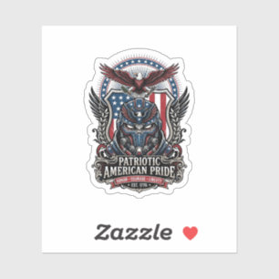 Patriottische Guardian Masker Vrijheid Militair Ge Sticker