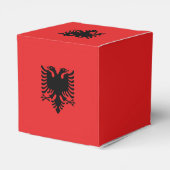 Patriottische gunst box met vlag van Albanië Bedankdoosjes (Achterkant)