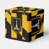 Patriottische gunst box met vlag van Baltimore Bedankdoosjes (Achterkant)