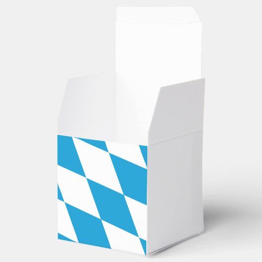 Patriottische gunst box met vlag van Beieren Bedankdoosjes (Geopend)