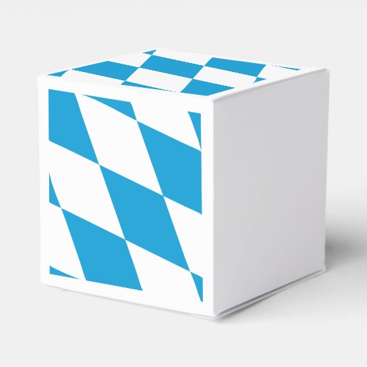 Patriottische gunst box met vlag van Beieren Bedankdoosjes (Achterkant)