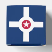 Patriottische gunst box met vlag van Indianapolis Bedankdoosjes (Bovenkant)