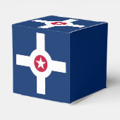 Patriottische gunst box met vlag van Indianapolis Bedankdoosjes (Achterkant)