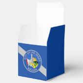 Patriottische gunst box met vlag van Las Vegas Bedankdoosjes (Geopend)