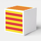 Patriottische gunstbox met vlag van Catalonië Bedankdoosjes (Achterkant)
