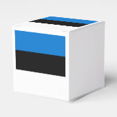 Patriottische gunstbox met vlag van Estland Bedankdoosjes (Voorkant Zijde)