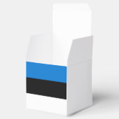Patriottische gunstbox met vlag van Estland Bedankdoosjes (Geopend)