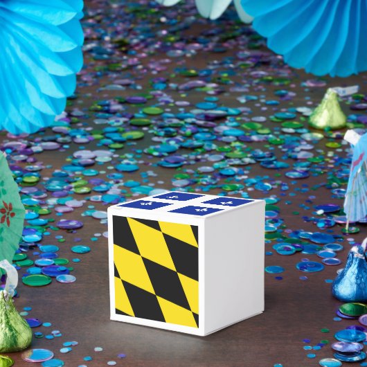 Patriottische gunstbox met vlag van München Bedankdoosjes (Feest)