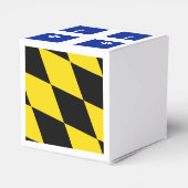 Patriottische gunstbox met vlag van München Bedankdoosjes (Achterkant)