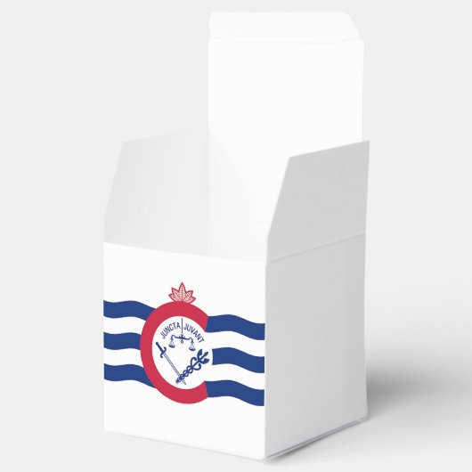 Patriottische gunstdoos met vlag van Cincinnati Bedankdoosjes (Geopend)