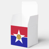 Patriottische gunstdoos met vlag van Dallas Bedankdoosjes (Geopend)