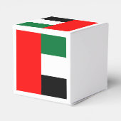 Patriottische gunstendoos met vlag van de VAE Bedankdoosjes (Achterkant)