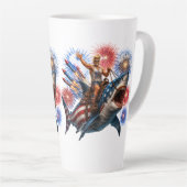 Patriottische Haifietser Vuurwerk VS Latte Mok (Rechterhoek)