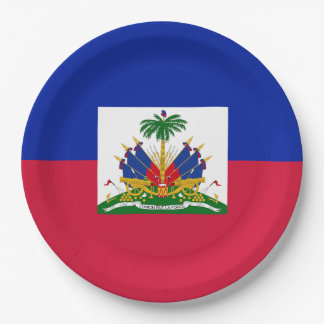 Patriottische Haïtiaanse vlag Papieren Bordje