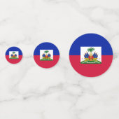 Patriottische Haïtiaanse Vlagdagtafel Confetti (Voorkanten)
