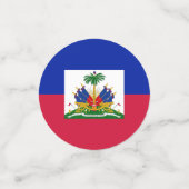 Patriottische Haïtiaanse Vlagdagtafel Confetti (Kleine voorkant)