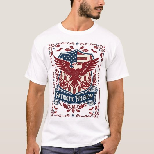 Patriottische Halloween Vector Grafische T-shirt (Voorkant)