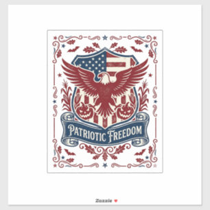 Patriottische Halloween Vector Grafische T-shirt Sticker