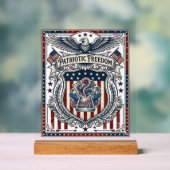 Patriottische Hars Acryl Bord (Neutraal)