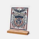 Patriottische Hars Acryl Bord (Hoek)