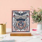 Patriottische Hars Acryl Bord (Huwelijk)