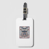 Patriottische Hars Bagagelabel (Voorkant (verticaal))