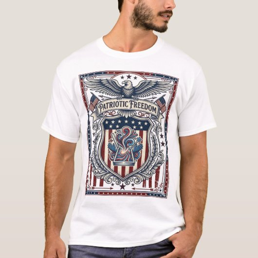 Patriottische Hars T-shirt (Voorkant)